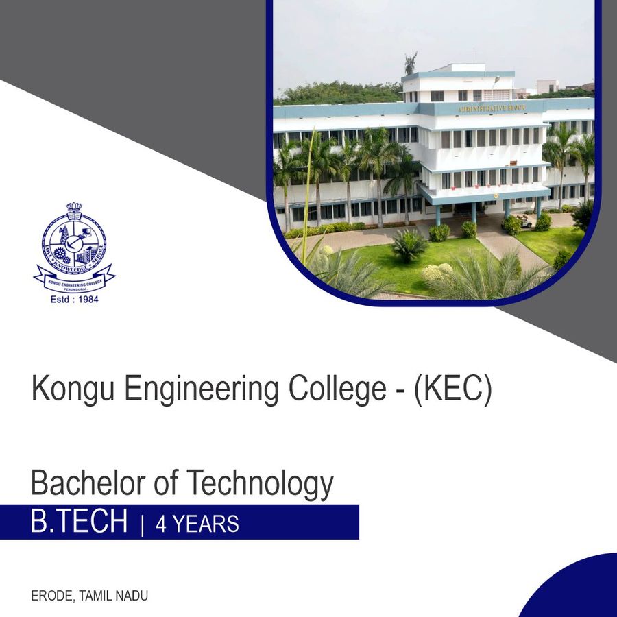 Bachelor of Technology [B.Tech] (Food Technology)  at Kongu Engineering College, Erode